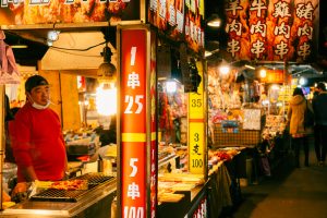 Marché de nuit, Taipei, Taïwan